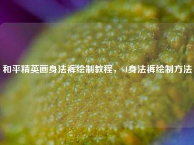和平精英画身法裤绘制教程，s1身法裤绘制     