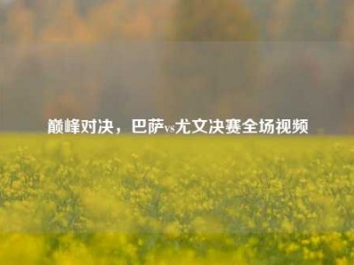 巅峰对决，巴萨vs尤文决赛全场视频