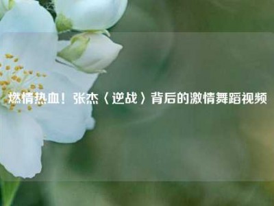 燃情热血！张杰〈逆战〉背后的激情舞蹈视频