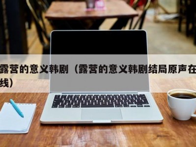 露营的意义韩剧（露营的意义韩剧结局原声在线）