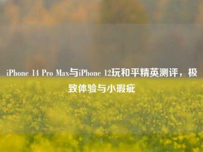 iPhone 14 Pro Max与iPhone 12玩和平精英测评，极致体验与小瑕疵