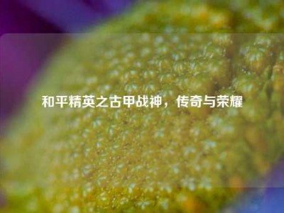 和平精英之古甲战神，传奇与荣耀