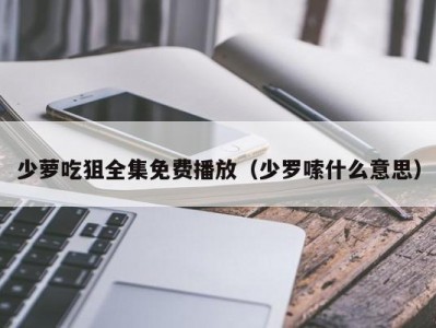 少萝吃狙全集免费播放（少罗嗦什么意思）