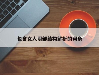 包含女人阴部结构解析的词条