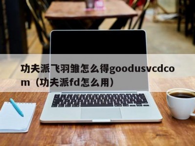 功夫派飞羽雏怎么得goodusvcdcom（功夫派fd怎么用）