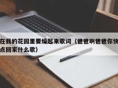 在我的花园里要燥起来歌词（爸爸啊爸爸你快点回家什么歌）