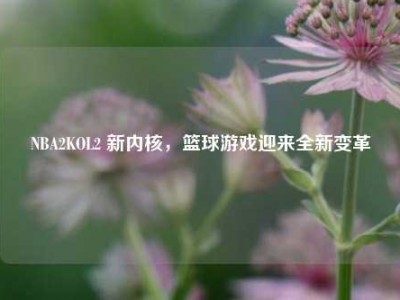 NBA2KOL2 新内核，篮球游戏迎来全新变革
