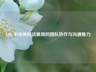 LOL 中全体说话展现的团队协作与沟通魅力