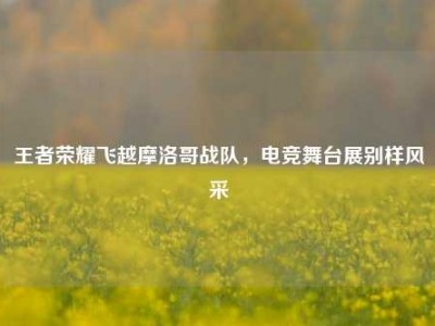 王者荣耀飞越摩洛哥战队，电竞舞台展别样风采