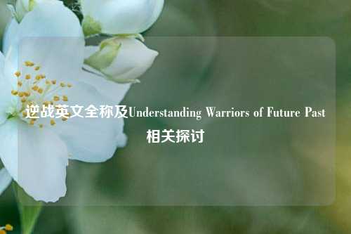 逆战英文全称及Understanding Warriors of Future Past相关探讨